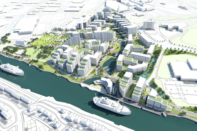 Plans for road works submitted for Peel's £1bn Trafford Waters scheme ...