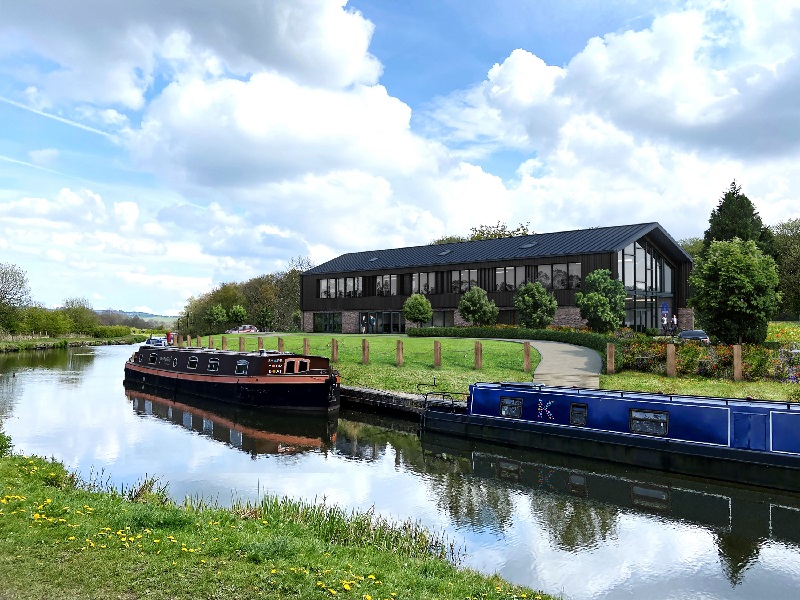 Fire-hit canal side pub to be transformed into office space ...