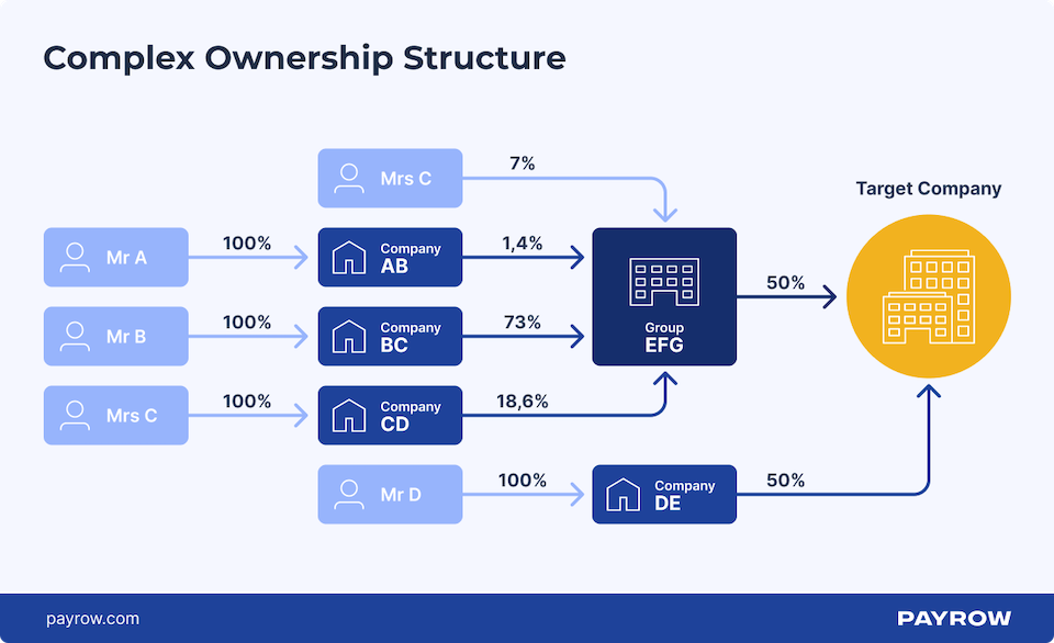 Complex ownership structure 960