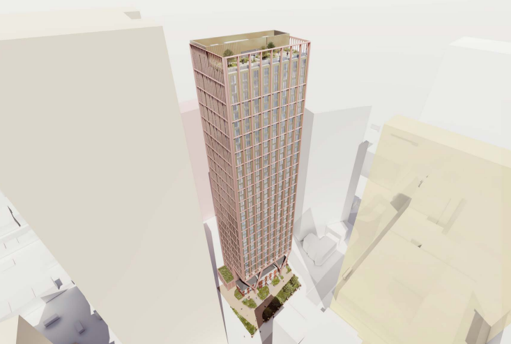 Proposal lodged for 42-storey Broad Street tower | TheBusinessDesk.com