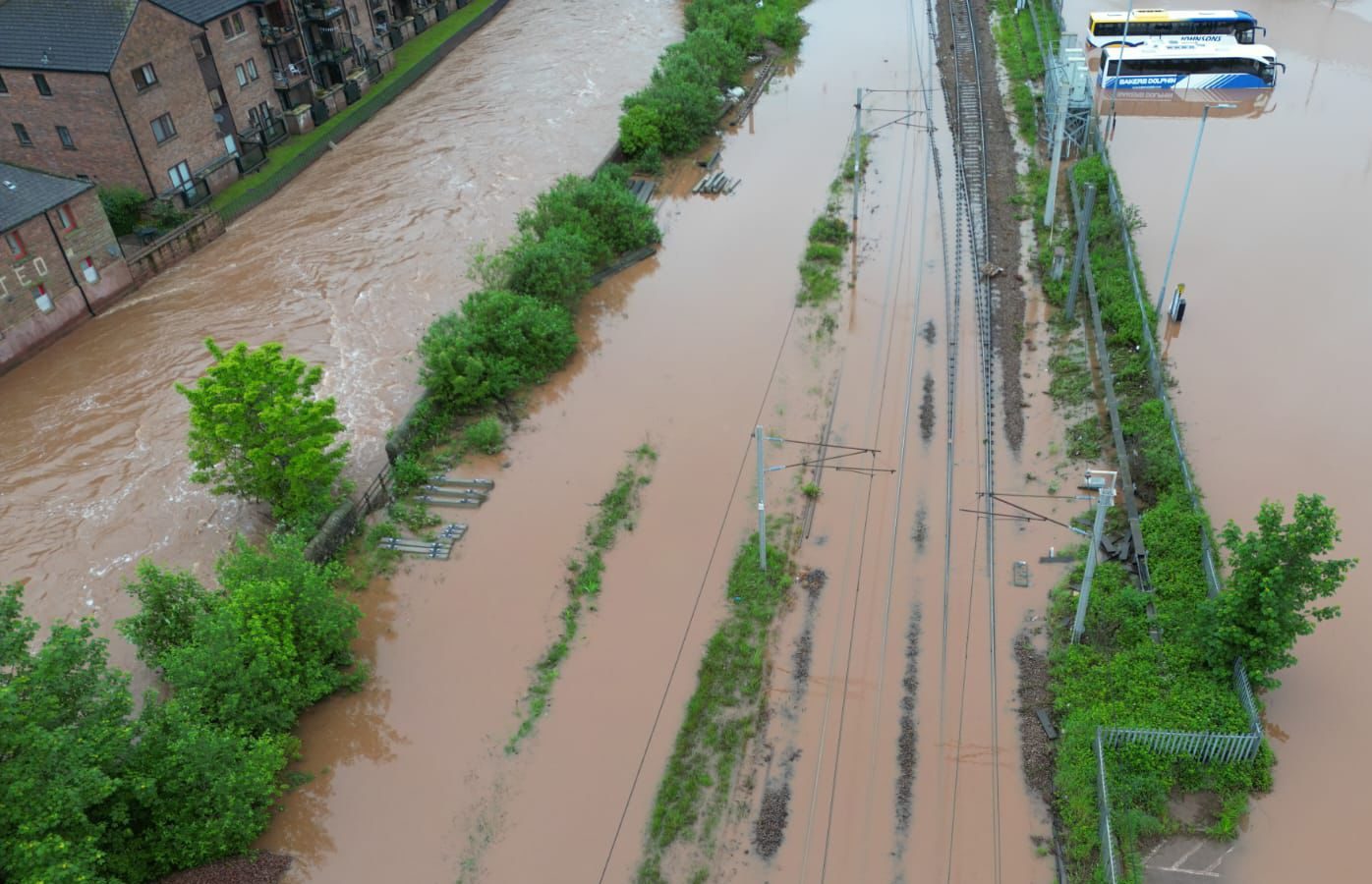 Rail services in Lancashire and Cumbria suspended due to flooding ...