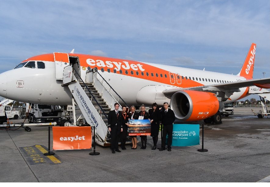 New easyJet route to Tenerife takes off from Liverpool John Lennon Airport