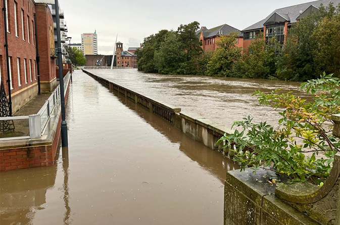 Flooding from Storm Babet to close A52 for several days