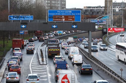 Major delays in Manchester area as accident closes M56 motorway